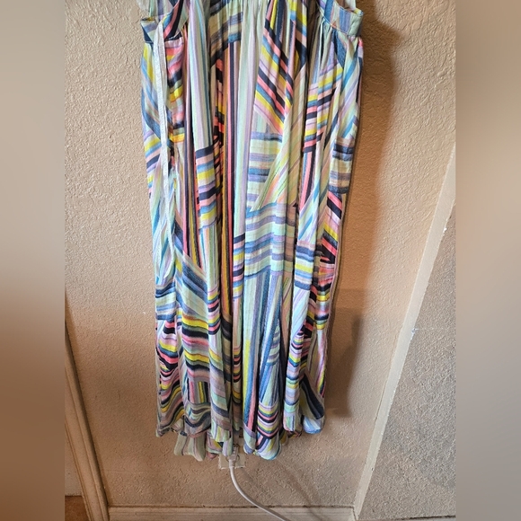 Free People Boho Striped Dress Size 6 - Picture 9 of 13
